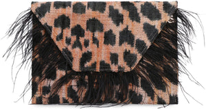 Dilara feathers clutch bag-1